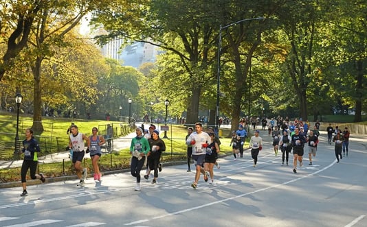 Marathon runners in NYC Credit to Popova Valeriya